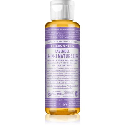 Dr. Bronner’s Lavender tekuté univerzální mýdlo 120 ml - parfo.cz