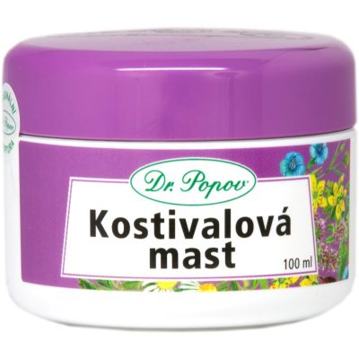 Dr. Popov Bylinné masti Kostival masážní krém na svaly