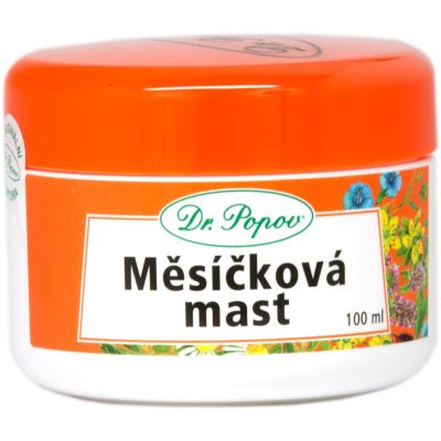 Dr. Popov Bylinné masti Měsíček regenerační péče 100 ml - parfo.cz