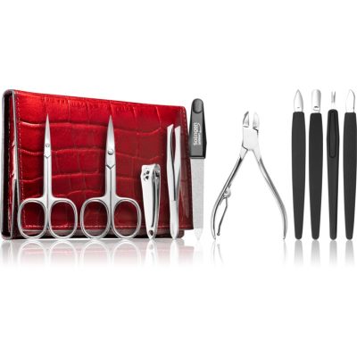 DuKaS Premium Line Solingen 252 manikúrní set + pouzdro Burgundy - parfo.cz