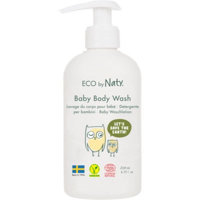 ECO by Naty Baby Body Wash čisticí a mycí gel pro děti a miminka 200 ml - parfo.cz