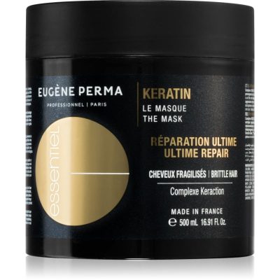 EUGÈNE PERMA Essential Keratin maska pro poškozené a křehké vlasy 500 ml - parfo.cz