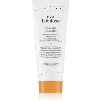 EVO Fabuloso Colour Boosting Treatment kondicionér pro zvýraznění barvy vlasů odstín Caramel 220 ml - parfo.cz