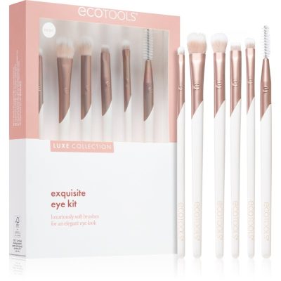 EcoTools Luxe Collection Exquisite sada štětců na oči a obočí 6 ks - parfo.cz