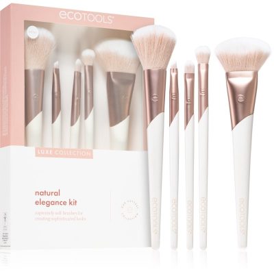 EcoTools Luxe Collection Natural Elegance sada štětců pro dokonalý vzhled 5 ks - parfo.cz