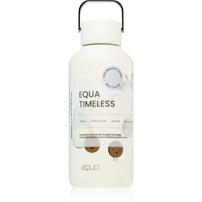 Equa Timeless nerezová láhev na vodu malá barva Avocado 600 ml - parfo.cz