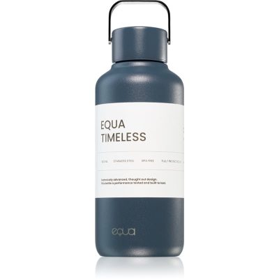 Equa Timeless nerezová láhev na vodu malá barva Navy 600 ml - parfo.cz