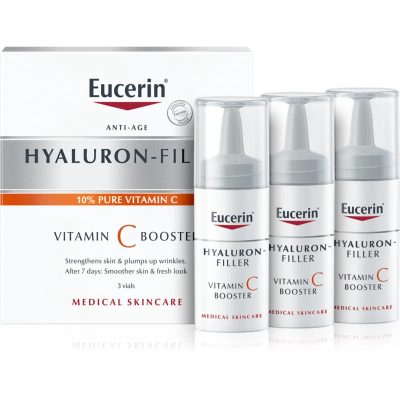 Eucerin Hyaluron-Filler Vitamin C Booster rozjasňující protivráskové sérum s vitaminem C 3x8 ml - parfo.cz