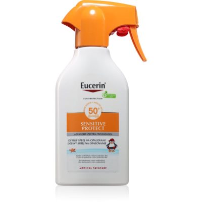 Eucerin Sensitive Protect dětský sprej na opalování SPF 50+ 250 ml - parfo.cz