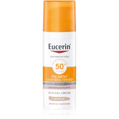 Eucerin Sun Pigment Control Tinted ochranná emulze proti hyperpigmentaci pleti SPF 50+ odstín Medium 50 ml - parfo.cz