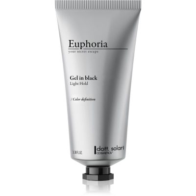 Euphoria Gel in Black stylingový gel pro tmavé vlasy pro muže 100 ks - parfo.cz