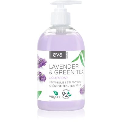 Eva Natura Lavender & Green Tea krémové tekuté mýdlo na ruce 500 ml - parfo.cz