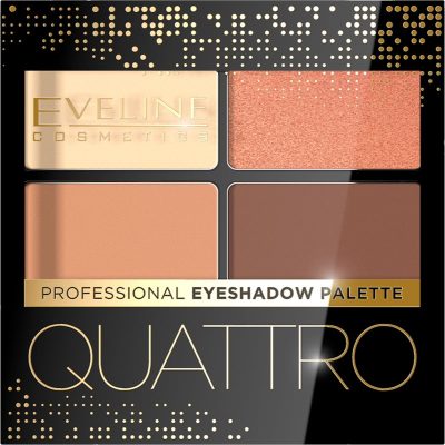 Eveline Cosmetics Quattro paletka očních stínů odstín 01 3