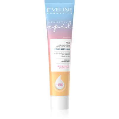 Eveline Cosmetics Sensitive Epil depilační krém na tělo pro citlivou pokožku 125 ml - parfo.cz
