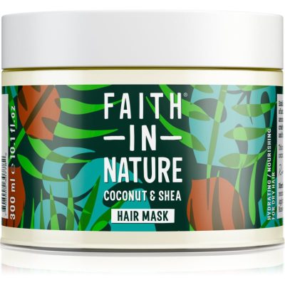 Faith In Nature Coconut & Shea hydratační maska pro suché a poškozené vlasy 300 ml - parfo.cz