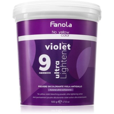 Fanola No Yellow zesvětlující pudr neutralizující žluté tóny 500 g - parfo.cz