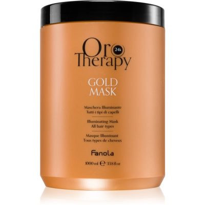 Fanola Oro Therapy Gold Mask maska na vlasy s 24karátovým zlatem 1000 ml - parfo.cz