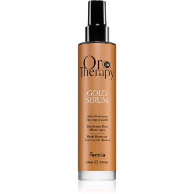 Fanola Oro Therapy Gold Serum sérum na vlasy s 24karátovým zlatem 100 ml - parfo.cz