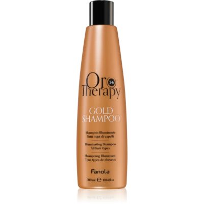 Fanola Oro Therapy Gold Shampoo hydratační šampon s 24karátovým zlatem 300 ml - parfo.cz