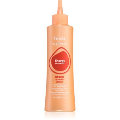 Fanola Vitamins Scalp Detoxifying Scrub čisticí peelingový gel pro všechny typy vlasů 195 ml - parfo.cz