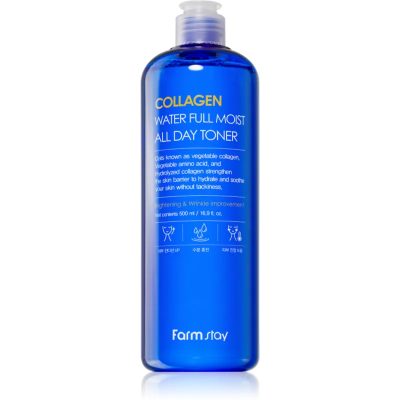 Farmstay Collagen Water Full Moist pleťové tonikum 500 ml - parfo.cz