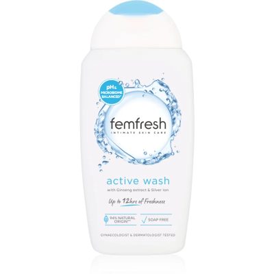Femfresh Active velmi jemná mycí emulze na intimní hygienu 250 ml - parfo.cz