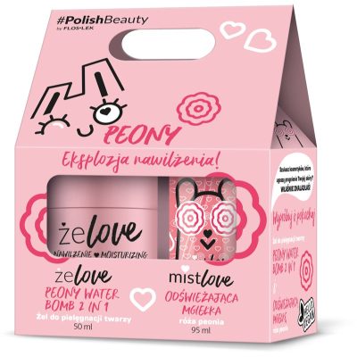 FlosLek Laboratorium ŻELOVE Peony dárková sada se zjemňující pivoňkou - parfo.cz
