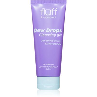 Fluff Dew Drops čisticí pleťový gel s niacinamidem 100 ml - parfo.cz