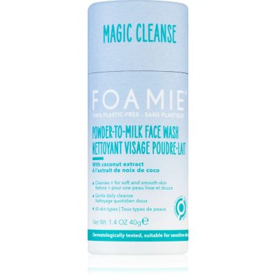 Foamie Powder-To-Milk Face Wash jemný pudr pro dokonalé vyčištění pleti 40 g - parfo.cz