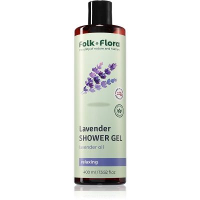 Folk & Flora Lavender relaxační sprchový gel 400 ml - parfo.cz
