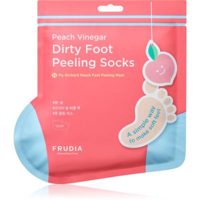 Frudia My Orchard Peach exfoliační maska na popraskaná chodidla 40 g - parfo.cz