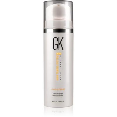 GK Hair Leave-In Cream bezoplachový vyživujíci kondicionér pro lesk a hebkost vlasů s pumpičkou 130 ml - parfo.cz