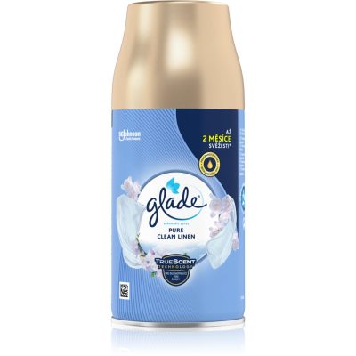 GLADE Pure Clean Linen automatický osvěžovač vzduchu náhradní náplň 269 ml - parfo.cz