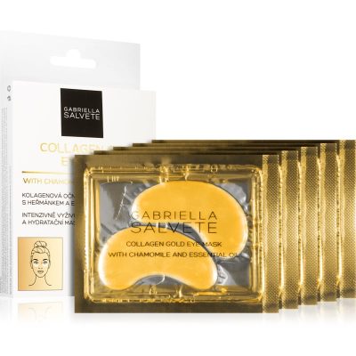 Gabriella Salvete Eye Mask Collagen Gold oční maska proti otokům a tmavým kruhům s kolagenem 5x2 ks - parfo.cz