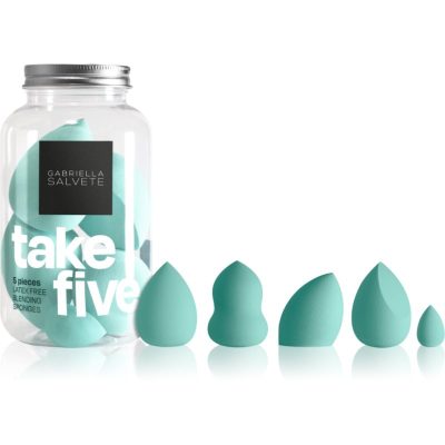 Gabriella Salvete Take Five Light Green sada houbiček na make-up - parfo.cz
