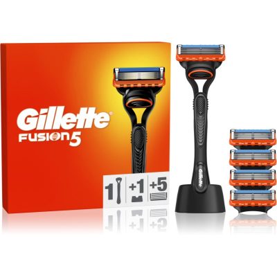 Gillette Fusion5 holicí strojek se stojánkem + náhradní břity 5 ks - parfo.cz