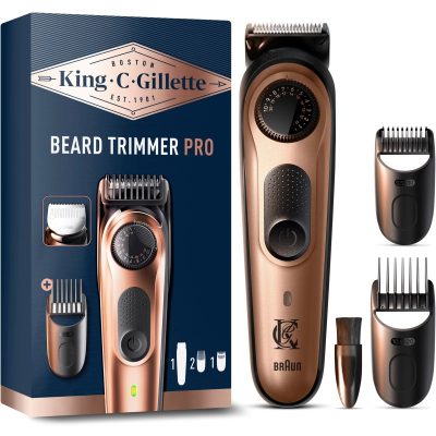 Gillette King C. Beard Trimmer PRO zastřihovač vousů pro muže 1 ks - parfo.cz