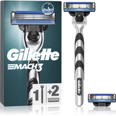 Gillette Mach3 holicí strojek + náhradní břity 2 ks - parfo.cz