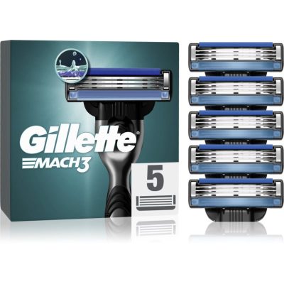 Gillette Mach3 náhradní břity 5 ks - parfo.cz