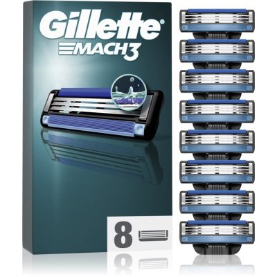 Gillette Mach3 náhradní břity 8 ks - parfo.cz