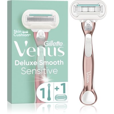 Gillette Venus Deluxe Smooth Sensitive Rosegold holicí strojek + náhradní hlavice 1 ks - parfo.cz