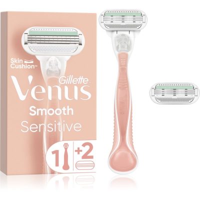 Gillette Venus Sensitive Smooth holicí strojek + 2 náhradní hlavice - parfo.cz