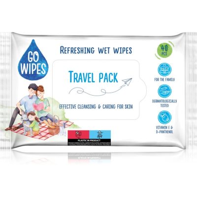 GoWipes Refreshing vlhčené čisticí ubrousky na ruce 40 ks - parfo.cz