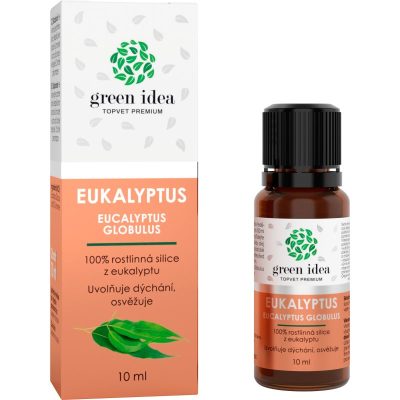 Green Idea Eukalyptus 100% silice pro podporu normální funkce dýchacího ústrojí 10 ml - parfo.cz