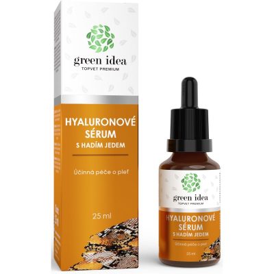 Green Idea Hyaluronové sérum s hadím jedem pleťové sérum pro zralou pleť 25 ml - parfo.cz