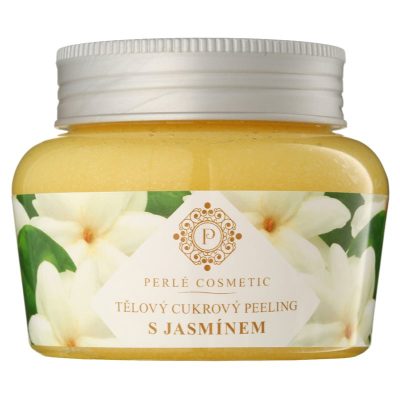 Green Idea Perlé Cosmetic cukrový peeling s jasmínem 200 g - parfo.cz