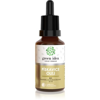 Green Idea Pískavice olej BIO pleťový olej lisovaný za studena 25 ml - parfo.cz