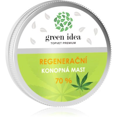 Green Idea Regenerační konopná mast 70% regenerační a zklidňující péče 100 ml - parfo.cz