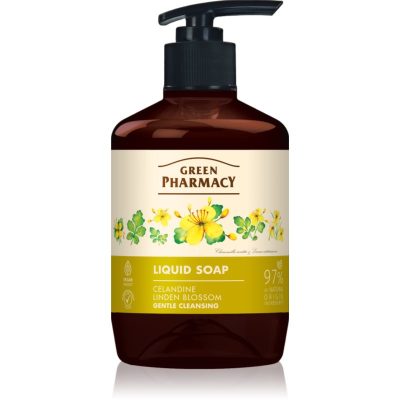 Green Pharmacy Celandine Hand Soap tekuté mýdlo 460 ml - parfo.cz