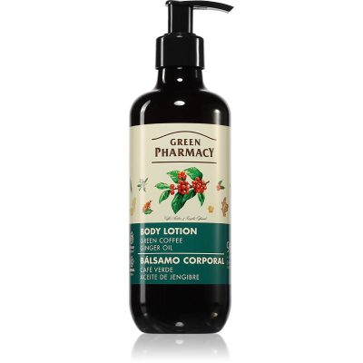 Green Pharmacy Green coffee & Ginger Oil Body Lotion zpevňující tělové mléko 400 ml - parfo.cz